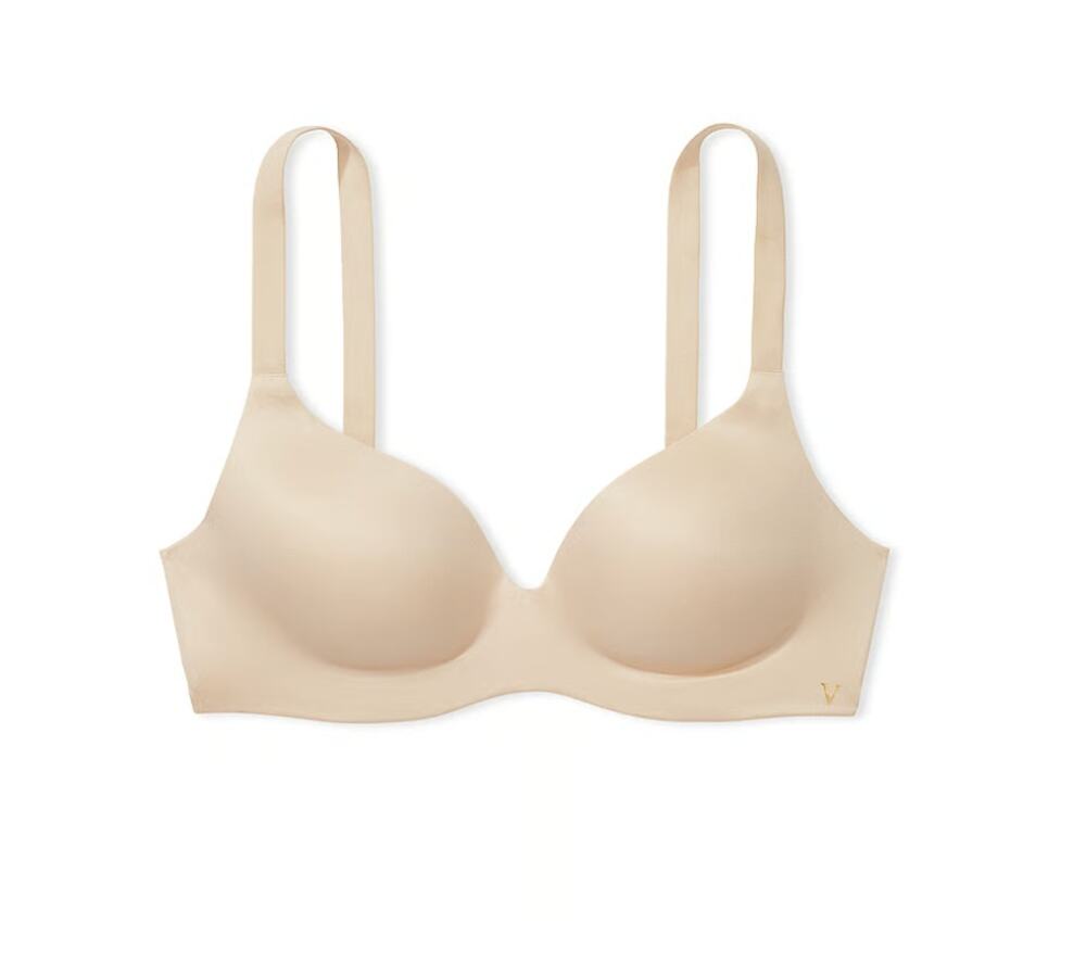 Victoria’s Secret Infinity Flex Wireless Bra 34DD NWT Marzipan 26708989